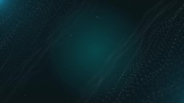 Dalga noktaları soyut arkaplan çizgileri örer. Ağ bağlantısı yapısı Büyük Veri 3D Sanal Alan VR Siberuzayı. Kripto Para Birimi, Meta-evren, ağ güvenliği Nöral ağlar Yapay Zeka