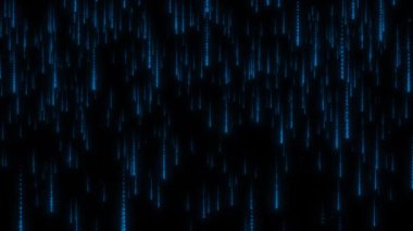 Dijital parçacık dalgası ve ışık soyut arkaplan, fütüristik siber tıp, iş, mühendislik, bilim. Ekonomi, Finansal Teknoloji kurumsal tanıtım konsepti. Enerji Uçan Dalga Hattı Işıkları