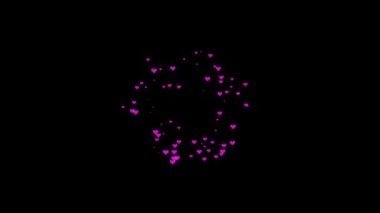 Confetti Kalp Parçacıkları Romantik Düğün Yıldönümü Sevgililer Günü. Tasarım unsuru, duygu, sosyal medya, sevgililer günü, mutluluk, romantik evlilik yıldönümü sevgililer günü gibi..