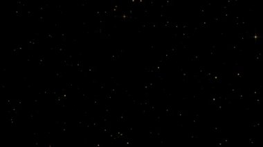 Yıldızlar ve parıldayan soyut ışıltı parçacıkları yeni yıl ya da doğum günü kutlaması kavramı. Noel arkaplanı, şenlikli yeni yıl tatili konsepti, yeni yıl konsepti. Kutla