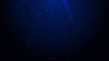 Işık parçacıkları parlayan ışınlar düşüyor ve dijital veri akış çizgisi arkaplanını aydınlatıyor. Şirket parçacıkları dijital teknoloji temiz sunum yayın arkaplan döngüsü