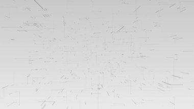 Bilim kurgu Dot dalgası. Koyu mavi soyut siber alan büyük veriler, siber uzay, ağ güvenliği. Nesnelerin interneti, çokgen bağlantı arkaplanı, siber ağ ızgarası