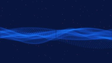 Dalgalı Soyut arkaplan, fütüristik doku tasarımı İş Bilimi Teknolojisi Bilim Reklamcılığı, veri transferi, yapay zeka, büyük veri bilimi, enerji spektrumu veya dalga boyu