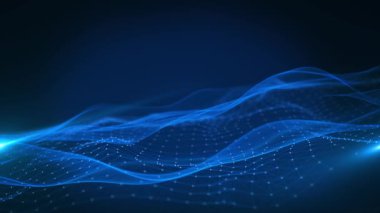 Dijital siber dalga teknolojisi dijital ağ arka planı Siber uzayı, teknoloji bağlantısını belirliyor. Büyük veri görselleştirmesi. Ağ yapısı. Bilim kurgu akışı yapısı. Siber güvenlik veri bağlantısını sağlama al