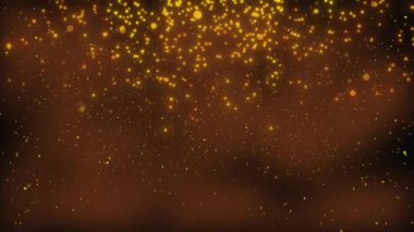 Bokeh 'in titreşimli parçacıkları olan hava arka planda yavaş çekim 3d Dinamik Rüzgar Bokeh. Popüler, modern, yeni yıl, tatil, düğün geçmişi, 2025, 2026 video animasyonu. Noel Kutlaması