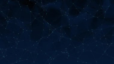 Bağlantı dalgası dijital teknolojiyi noktalıyor. Etkileşimli şehir manzarasının animasyon ağı. Küresel ağ bağlantıları sosyal ağ konsepti siber uzay, büyük veri, metaevren, ağ güvenliği,