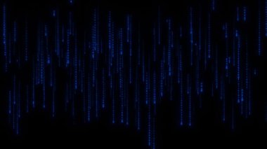 Dijital veri yüksek hızlı internet, geleceğin teknolojisi matris tarzı ikili kod. Sayılar Yağmuru. ikili yazılım geliştirme süreci siber uzay akış kodu yapay zeka öğrenme beyin, ağ, ağ