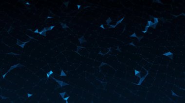 Plexus teknoloji parçacıkları arka plandaki yüksek teknolojili dijital nokta hattı parçacık arka planı, ağ, yapay zeka, ağ, teknoloji, veri iletimi, sanal. dijital uzay bilimi fi tünel hi teknik bilgi