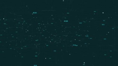 Siberuzay Büyük Veri Dijital İş Yüksek Teknoloji Matrisi Tüneli. Şifreli ikili kod, Nodes Teknoloji Ağı Parçacıkları. Siber güvenlik ikili verilerini, gizlilik güvenlik matrisini, yüksek teknoloji dijital verilerini finanse et