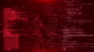 Dijital Siber güvenlik arızası gürültü arka planı. Virüs kodlu yazılım hacklemesi sinyali. Bilgisayar betiği. Yazılım engelleme Bilgisayar Ekran Kodu, Arıza Efekti, Hata Sistemi Hacklenmiş Sistemi