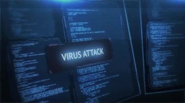 Hacker saldırısı. Sistem hasarı. Sayfa bulunamadı. Bilgi Teknolojisi saldırısı, siber güvenlik, kötü amaçlı yazılım, suç, casusluk yazılımı. Hackleme sistemi çökmesi, hata mesajı. Sistem hack güvenlik ihlali