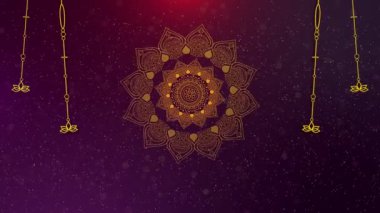 Diwali, Hindu ışık festivali sırasında yanan Diwali Diya lambaları ışık festivali arka planında geleneksel gaz lambalarını kutluyor. Geleneksel Hint ışıklarına davetiye