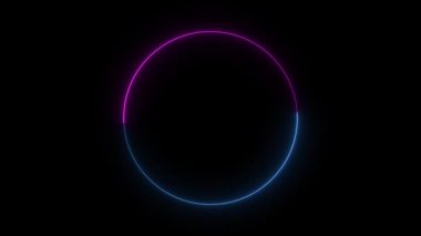 Spektrum animasyon floresan ultraviyole lazer gösterisi. Neon mavisi mor ışık tayfı. Hız hatları, sanal gerçeklik ışıkları, lazer şovu, gece kulübü, dengeleyici. Kulüp, şov, müzik videosu, sunum.