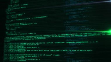 Sistem hackleme arızası, bilgisayar programının siber güvenlik geçmişini etkiler. Korsan saldırısı Ağ Savunmasızlığı Kötü Yazılım Tehdidi Veri İkili, hud arayüzü, veri kodu, kod çözme 4K