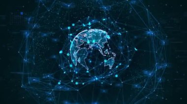 Hud Gezegeni Dünya Küresel Veri Değişim Ağı, Transfer, Uluslararası Ticaret. Bağlantı sosyal internet ağı Worldwide haber medyası yayını. Engelleme teknolojisi İş finansmanı 3D 4K