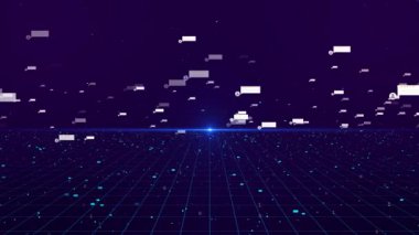 Sosyal Medya Konuşma Kabarcıkları, 4K Arkaplan Olumsuz Yorumlar, arka plan, sosyal ağ simgeleri, insanların görüşleri, İş, Hizmetler, Açıklayıcı Video Sunumu için yorumlar