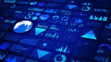 Finansal veri grafiği grafiği istatistiksel pazarlama araştırma planlama stratejisi strateji analizi iş teknolojisi hologramı rapor etmektedir. Para Birimi Borsası Borsa Finans Ekonomisi 3B Görüntüleme