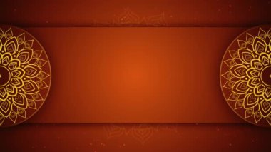 Lüks mandala arka plan modeli. Arap İslam Festivali elementi. Düğün davetiyesi. Lüks davetiye. Geleneksel çiçek tasarımı parçacıkları. Çiçeksel klasik dekoratif unsurlar doğu süsü