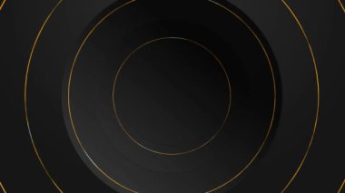 Geometrik lüks arka plan podyumu. Parlak yuvarlak çerçeve. Yüzükler parıltıyı yansıtır. Ödül töreni, Dijital Sanat. Lüks fon. Çizgiler. Modern modayı takip eden çokgen yüzey. Geometrik üçgen çizgileri