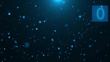 Dijital Şifreleme siber çizgileri ikili kod Hacker saldırı veri sızıntısı matrisi. Şifreli bilgisayar kodlu büyük veri. İnternet güvenliği gizlilik kavramı. Veritabanı depolama ikili kodları sembolleri