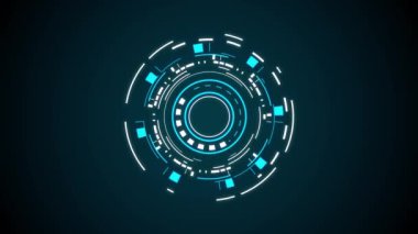 Hologram HUD Çerçeve Arayüzü arayüzleri çerçeve eşitleyicileri, veriler, fütüristik elementler UI hi-tec, bilim bilimkurgu teknolojisi fütüristik konsept vizyoner sınır siber uzay