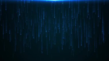 Dijital Yüksek Hız Verisi Hız Hız Hatları Arkaplanı. Big Data Teknoloji Hatları. Hızlı Kablosuz Işık Yolları Verisi. Sanal gerçeklik siber uzayı akışı. yapay sinirsel ağ iş analizleri 3D 4K