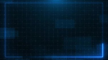 Holografik ekran çerçeve hud ui gui gelecekteki sanal ekran sistemi tasarım arka planı. Bilim ekranı. dijital hologram pencere oyunları dijital sistemler yüksek teknoloji yapay zeka, bilim