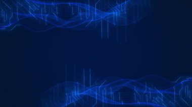 Devre Kurulu Yapay Zeka Yapay Zeka Yüksek Teknoloji Yenilik Konsepti. Gelecekteki siber uzay teknolojisi dijital veri analizi. Büyük Veri Aktarım Bağlantısı ve Bulut Hesaplama engelleme Ağı 4K 3D