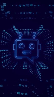 AI Chatbot dijital sohbet robotu ChatGPT arayüzü veri çevrimiçi ağı, robot uygulaması küresel bağlantı, yapay zeka, yenilik teknolojisi. Makine Öğrenme. Robot Aç Yapay Zeka Oluştur.