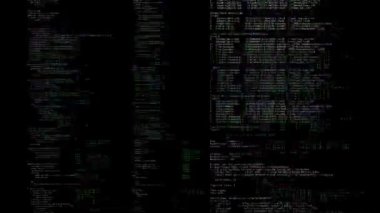 Bilgisayar kodu dijital ekranda VHS arızalı. Dizayn ögesini yükle. Ekran Kodu, Arıza Efekti, Hata Sistemi Acil Durum Virüsü, Hacklenmiş Sistem Ekranı, Truva, Malware