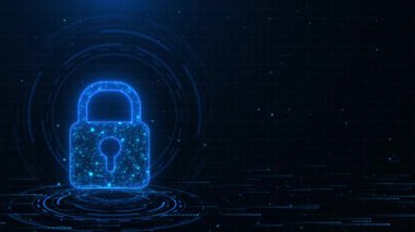Siber güvenlik virüsü siber teknoloji bilgi güvenlik şifrelemesi, kullanıcıların kişisel bilgilerine güvenli erişim, güvenli internet erişimi, siber güvenlik. Ağ güvenlik sistemi geliştiriliyor. 4K 3D