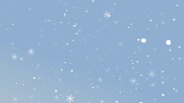 Temiz beyaz animasyondaki 4K kar taneleri uzay Noel arkaplanının fotokopisini çeker. Kar taneleri kış tatilini mahveder. Yeni yıl, mutlu tatiller, kış, yeni yıl, kar tanesi, kar, şenlik. Noel Kırmızı Arkaplanı