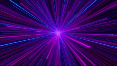 3D Dijital Siber Uzay Tüneli, Veri akışı Optik fiber etkisi Teknoloji Akışı Süper Hızlı Hız Hatları Arkaplanı. Parçacıklar Veri Ağı Bağlantısı Geleceğin Siberpunku, Büyük Veri Siber Güvenliği 4K