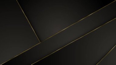 Koyu siyah teknolojili metalik çizgiler geometrik hareket çizgileri lüks şekiller yüzey arkaplanı. Lüks poligonal animasyon çerçeve Premium tasarımı. Geometrik üçgen kenarlar. Modern düşük polimerli lüks trend