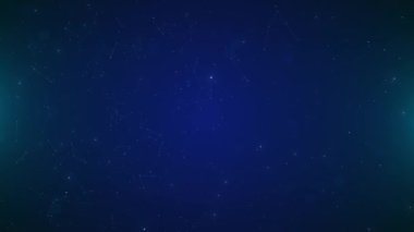 Global Network büyük veri tüneli 3d parlayan düğümler noktalarını birleştirdi. Veri akışı fütüristik Plexus bilim çokgen ağ teknolojisi iş sunumu yapay zeka Ai 4K