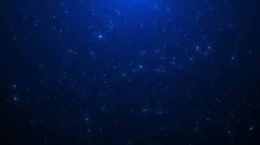 Büyük veriler üzerinde arkaplan kopyalama alanı sunumu. Bir sürü nokta ve iplik. Dijital sinir ağı. Enerji nöral bağlantılarının soyut parıldayan patlaması gelecekteki yeni teknoloji işi bilim sunumu