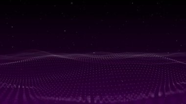 3D Ai soyut dijital teknoloji hızı mavi 4K arkaplan, siber nano bilgi, iletişim, yenilik gelecek teknoloji verileri, internet ağı bağlantısı, Kuantum bilgisayar büyük verisi, çizgi nokta