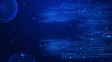 Devre Tahtası 'ndaki dijital veri, yüksek teknolojili yapay zeka yapay zekası, veri madenciliği, gelecekteki işlemci Futuristik siber yenilik otomasyon beyni. Siber yenilik siber punk