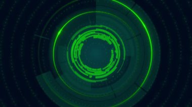 Dijital teknoloji işi ya da büyük veriler üzerine bilimsel sunum. Mavi arka planda bir sürü nokta ve iplik var. Fütürist dijital teknoloji sahnesi mavi kaide podyum düzenini parlatacak hi tech showcase