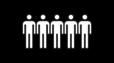 Takım elemanları. Kullanıcı grubu profil simgesi. Kullanıcılar ya da iş ortakları. Sosyal Bağlantı Ağı. Bir grup insan simgesi, İş Konsepti, iş ekibi insanları sosyal ağ ve bağlantı teknolojisi