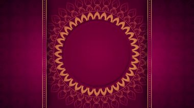 Lüks mandala arka plan modeli. Arap İslam Festivali elementi. Düğün davetiyesi. Lüks davetiye. Geleneksel çiçek tasarımı parçacıkları. Çiçeksel klasik dekoratif unsurlar doğu süsü
