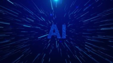 Dijital teknoloji AI 3D Büyük Veri, iş entegrasyonu gelişmiş teknoloji grafikleri, iş verileri, pazar eğilimleri, itici kararları yenilikçi çözümler. Dijital beyin devresi derin öğrenme,