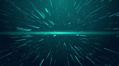 Modern teknoloji ve siber tasarım arka planı için Dijital Teknoloji Fütüristik soyut ışık efektleri. Geometrik Sanal Gerçeklik. Teknoloji ya da Bilim Araştırmaları Sunum Arkaplanı. Ai büyük veri