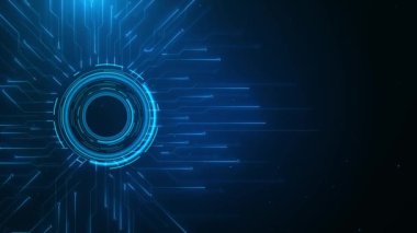 Devre Tahtası 'ndaki dijital veri, yüksek teknolojili yapay zeka yapay zekası, veri madenciliği, gelecekteki işlemci Futuristik siber yenilik otomasyon beyni. Siber yenilik siber punk