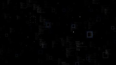 Soyut Teknik Finans Finans 3D Özgeçmiş Piksel Deseni. Geometrik figürler Business Tech Science Geometric çizgili sanat arkaplanını noktalıyor. iş, finans, araştırma, teknoloji ve bilim için