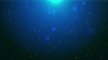 Gelecekçi Soyut Parçacık Dalgası Bokeh siber dijital teknoloji arka planı. Üç boyutlu iş dünyası soyut parçacıkları dijital teknoloji temiz sunum yayını. Sanal Sanal Gerçeklik