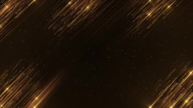Ödül töreni sahnesi sahne simleri animasyonu. Yıldızlar, ışıklar 4K 3D parçacıklar. Lüks ışık çizgisi. Parçacık, lüks ödüller töreni töreni, Oscar ödülleri performansı. Sinema, düğün açılışları.