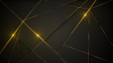 Şık altın çerçeve lüks ve şenlikli tasarım. Koyu arkaplanda ışıldayan parçacıklar ve bokeh efektleri, düğün modeli çerçeve altın çerçeve Noel ışıltısı ve sim parçacıkları 3D 4K 2025