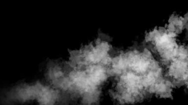 Bulutlu sis ışığı, ürkütücü sis, bulutlu duman sahnesi soğuk sis bulutu ürkütücü Cadılar Bayramı duman bulutu VFX elementi 4k yavaş çekim atmosferinde. Buz Doğa Duman veya Bulut Etkisi.