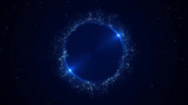 Dijital Soyut Portal Konsept Eğlence Teknolojisi Yapay Zeka. Kablo çerçeve teknoloji küresi. 3D 4K Büyük veri görselleştirmesi. Yüksek teknoloji tasarımı için canlandırma yapıyor. enerji çemberi